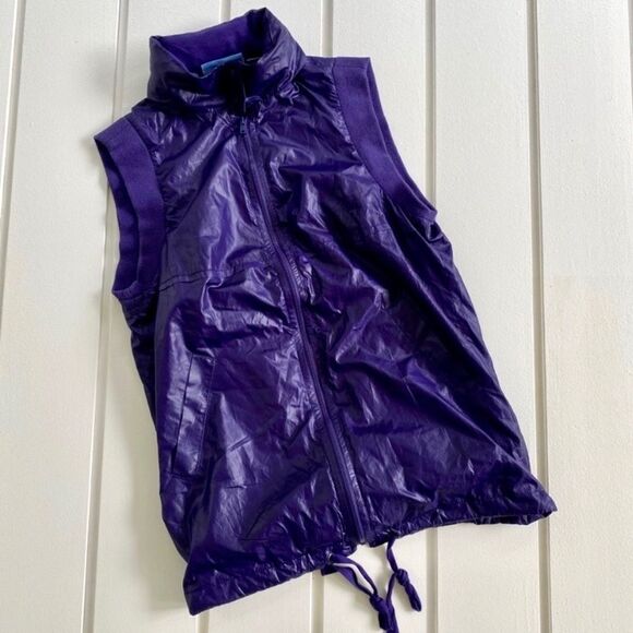 Simply Vera Vera Wang Jackets & Blazers - Simply Vera Wang Purple Windbreaker Vest Size XS